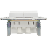 Выключатель 2-клавишный IEK SKANDY 10А SK-V04W арктический белый SK-V20-0-10-K01